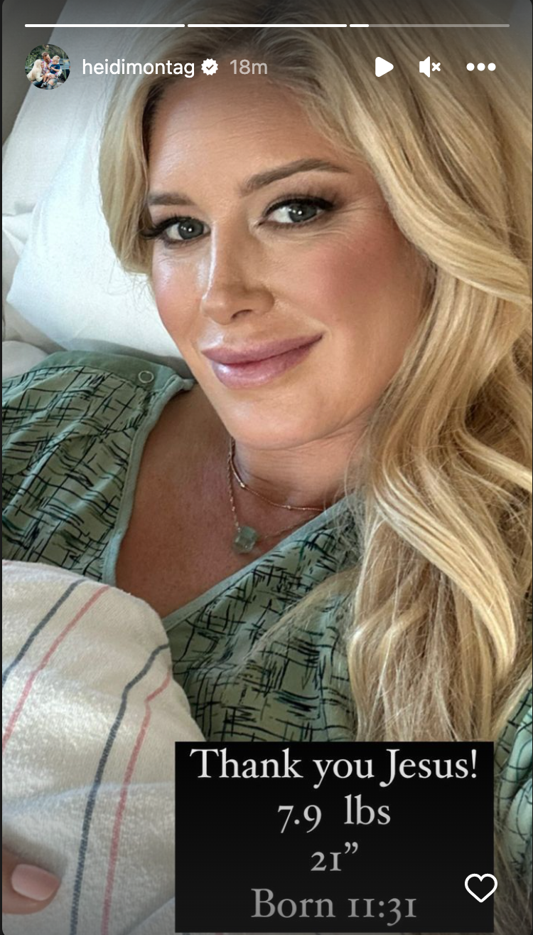 Heidi Montag Gives Birth, Baby No. 2 With Spencer Pratt